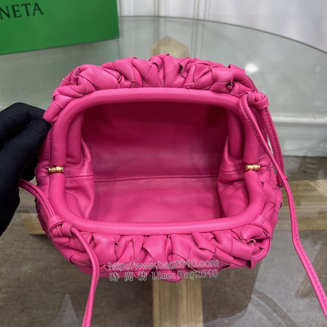 Bottega veneta高端女包 98061 寶緹嘉升級版小號編織雲朵包 BV經典款純手工編織羔羊皮女包  gxz1179